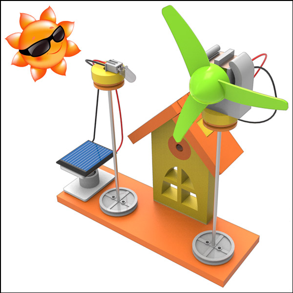 태양광 발전기와 풍력 발전기 원리
