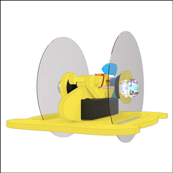 스페이스 투휠 수륙양용 이륜풍력카(일반형/레이저형/LED형)/JR