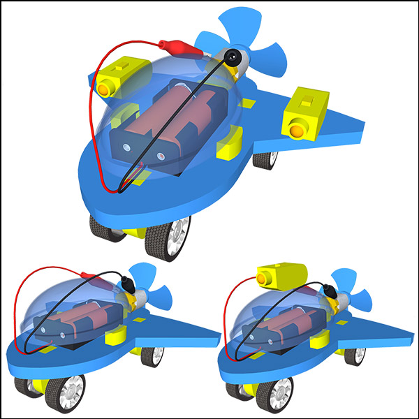전동 풍력 비행기(일반형/레이저빔A형/레이저빔B형)-1인용/5인용/ST