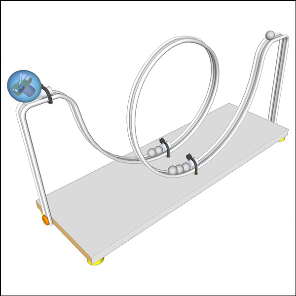 오메가형 자석 롤러코스터(일반형/LED형)
