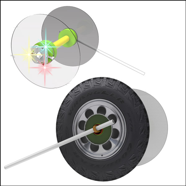 고무동력수레 초경량 빅투휠(일반형/LED형)-1인용/5인용/JR
