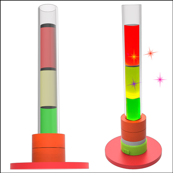 용액의 농도실험 설탕물 삼색탑(5인용)-일반형/LED형/JR