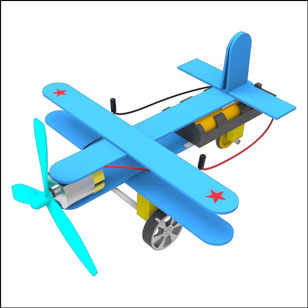 양날개 나무 풍력비행기(기본형/LED형)-1인용/5인용/SF