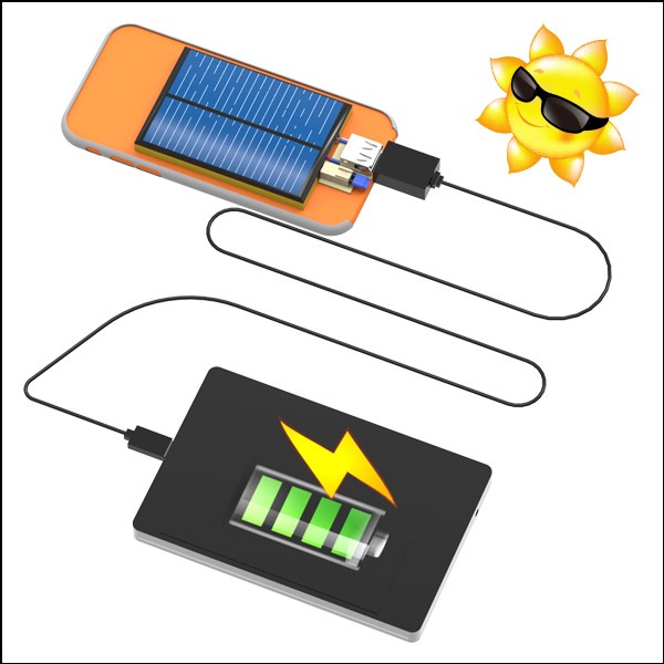 태양광 휴대폰 충전기(케이스형)/ST